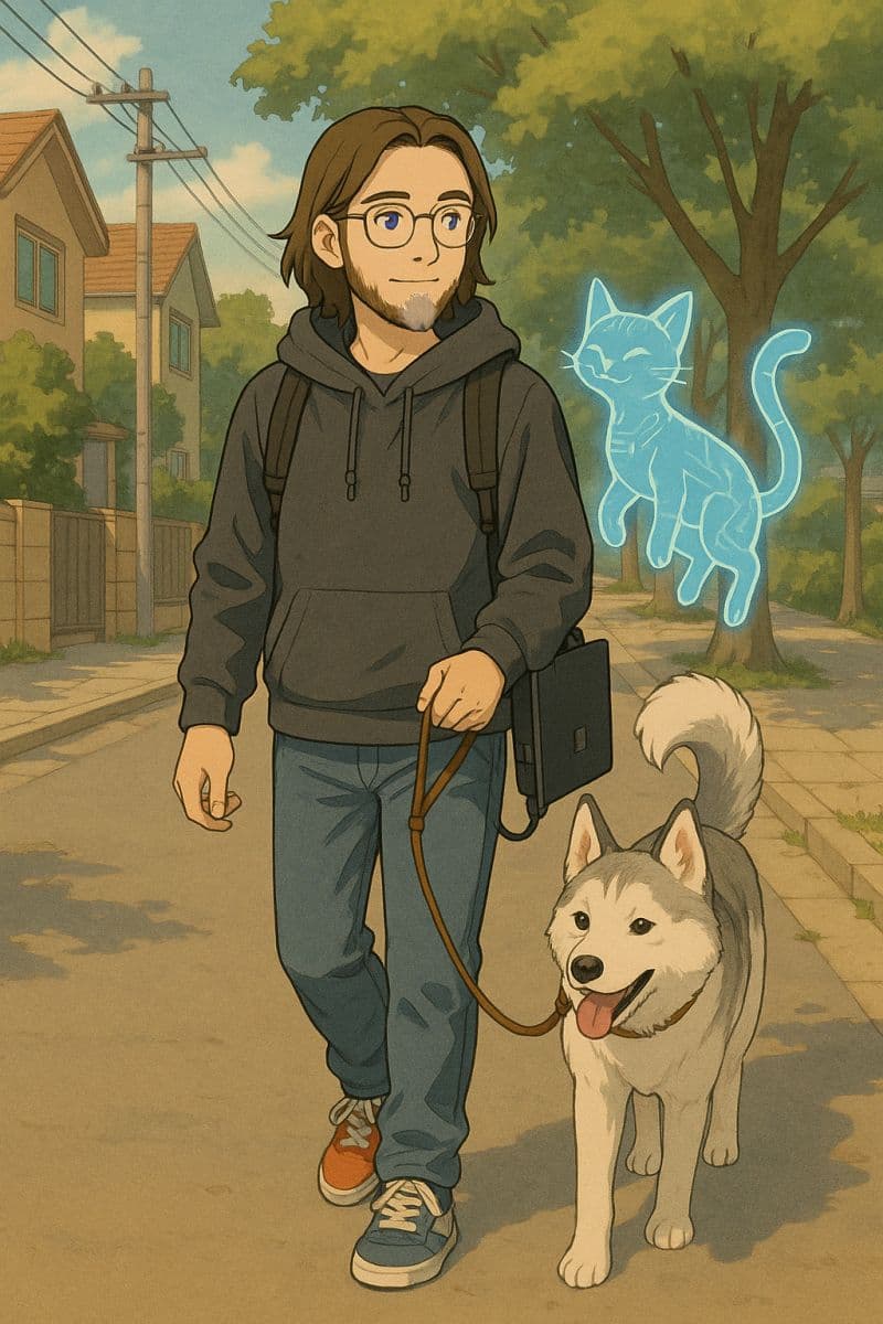 🐾 Balade stratégique avec un chien GPS et un chat IA 🐶🤖