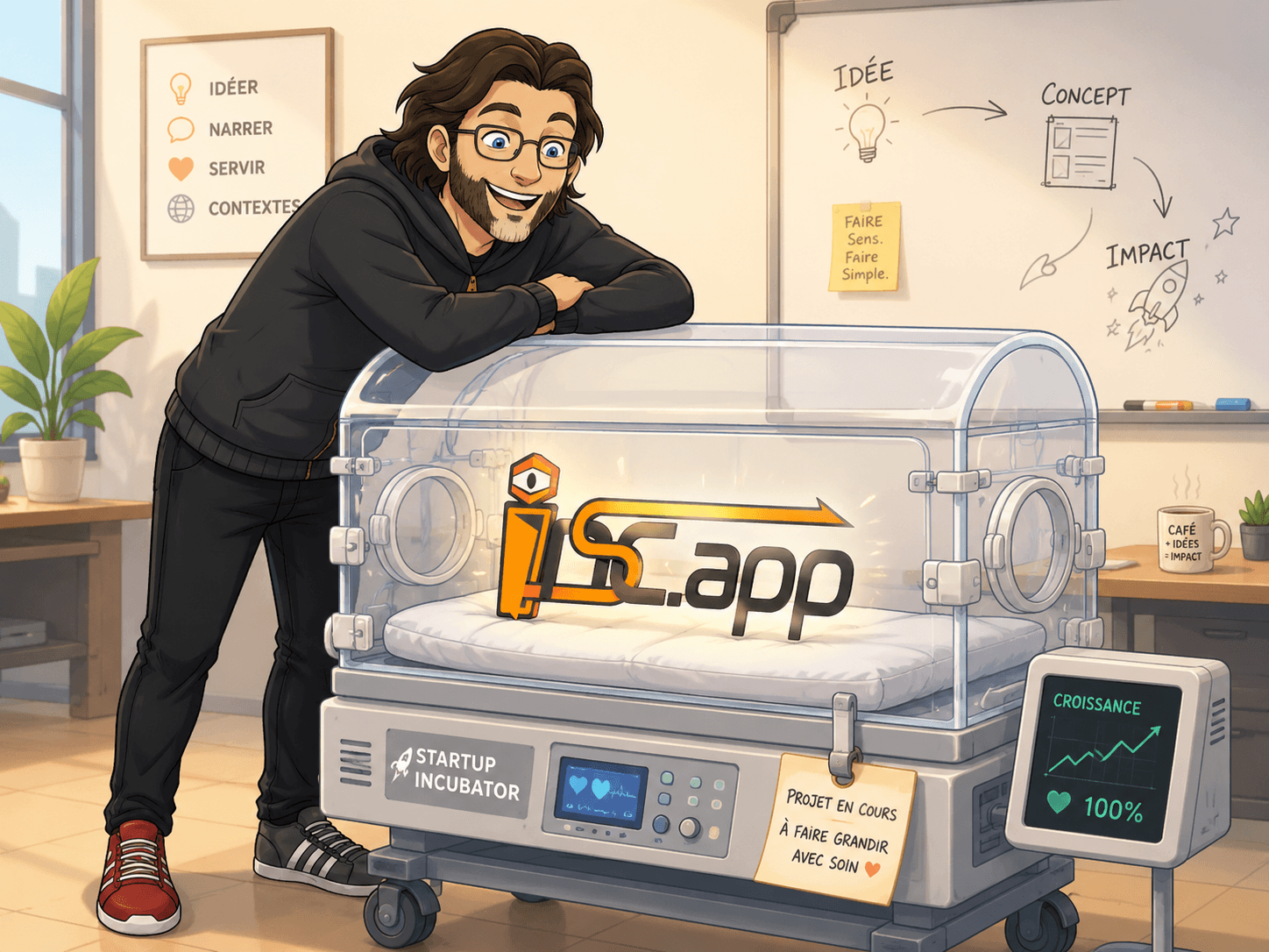 Mettre INSC.app en couveuse